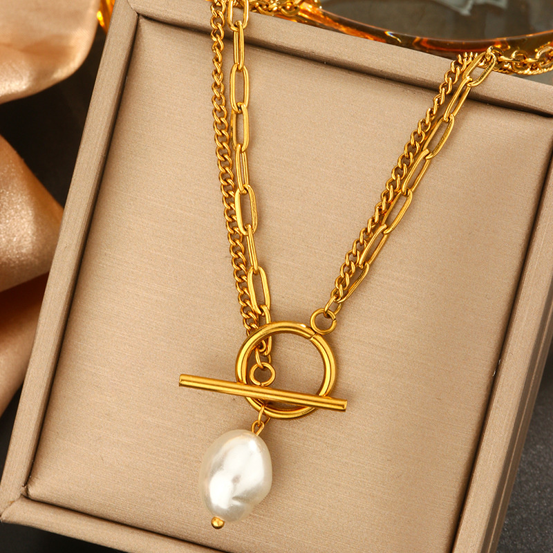 Pearl Choker Necklace Vintage - 女性用イミテーションパールペンダントチェーンネックレス,大きなチョーカー,ウェディングジュエリー,白,エレガント,トレンディ
