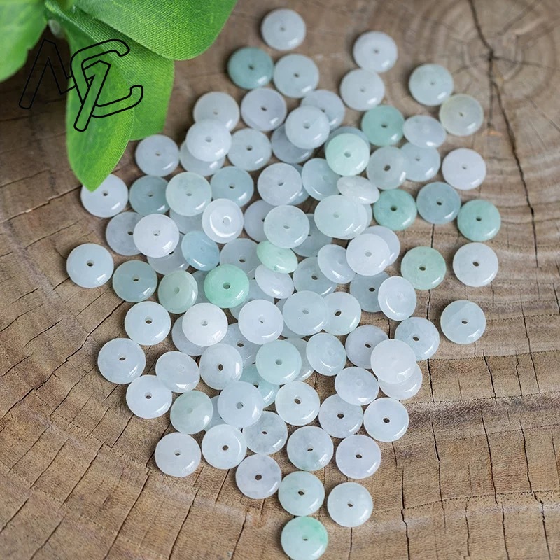 10 個天然エメラルド白翡翠平安結び DIY ブレスレットネ - Bracelets のレビューと価格