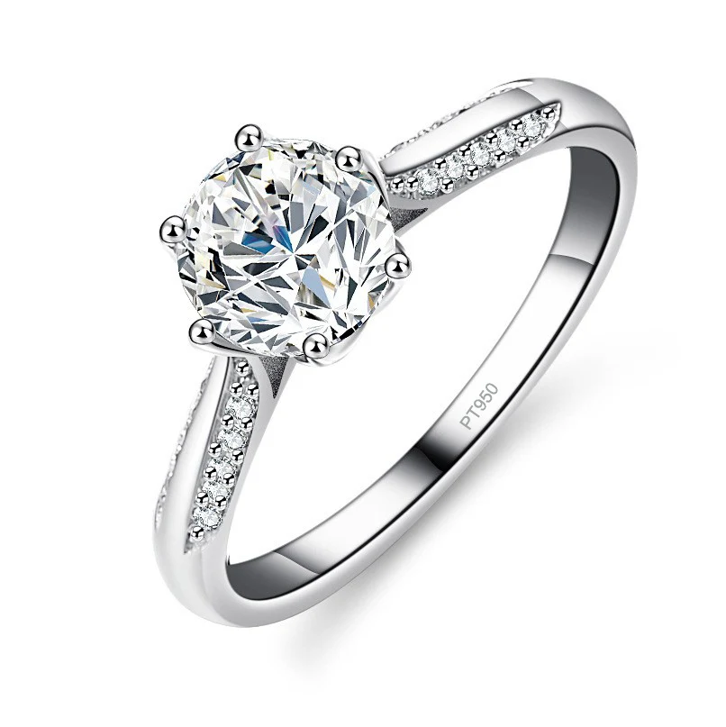 ルミラ 1カラット モアッサナイト エンゲージメントリング  - Moissanite Engagement Ring 1 Carat のレビューと価格
