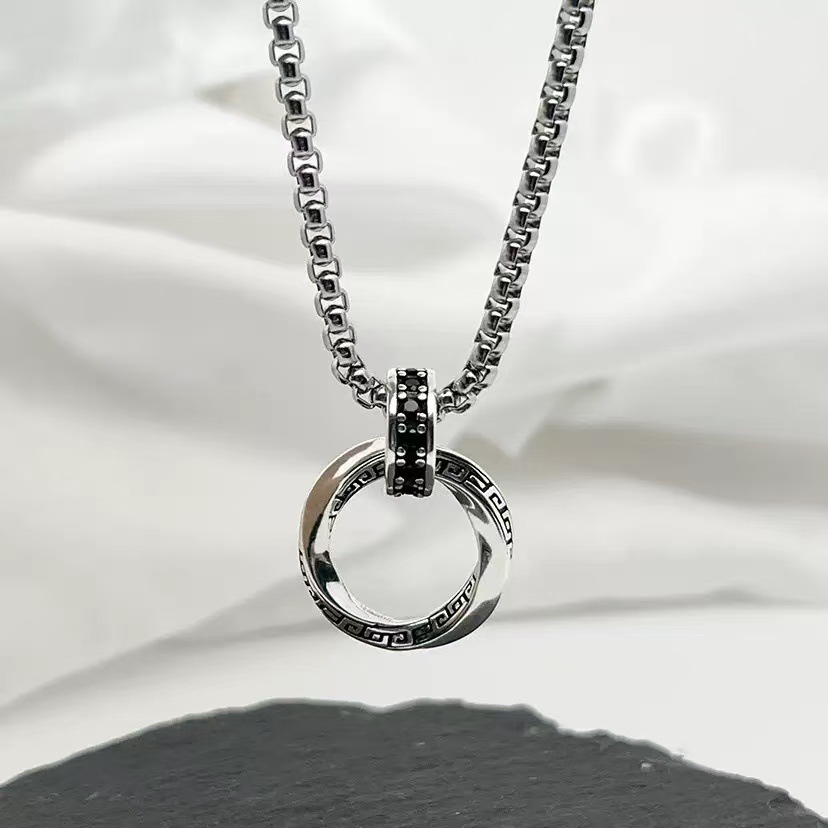 新作 925スターリングシルバー製ネックレス、ヴィンテージ風 - 925 Sterling Silver Chain Necklace Men のレビューと価格