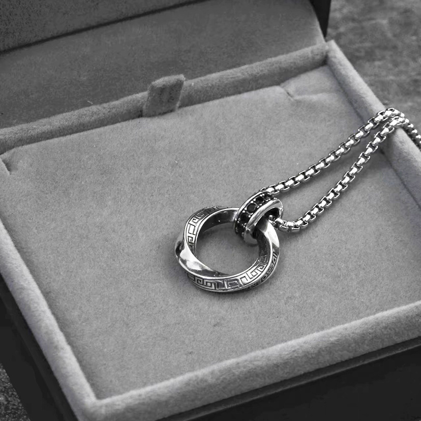新作 925スターリングシルバー製ネックレス、ヴィンテージ風 - 925 Sterling Silver Chain Necklace Men のレビューと価格