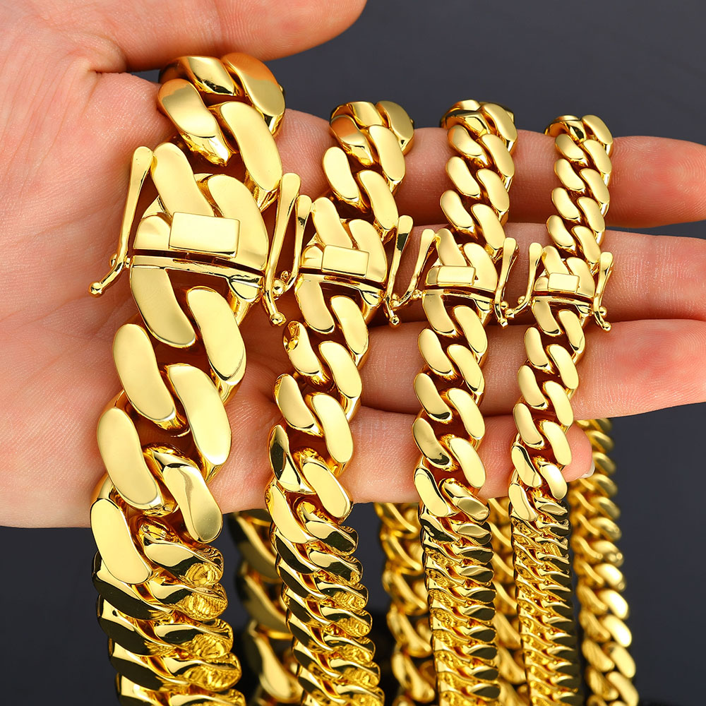 卸売 10mm/12mm/15mm/20mm 真鍮製マイアミ - Cuban Link Chain 12Mm のレビューと価格