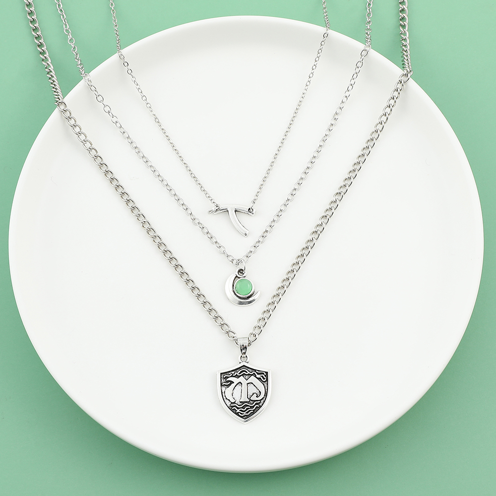 アニメ風の多層ショートデザインネックレス。ファッション性の高 - Anime Pendant Necklace のレビューと価格