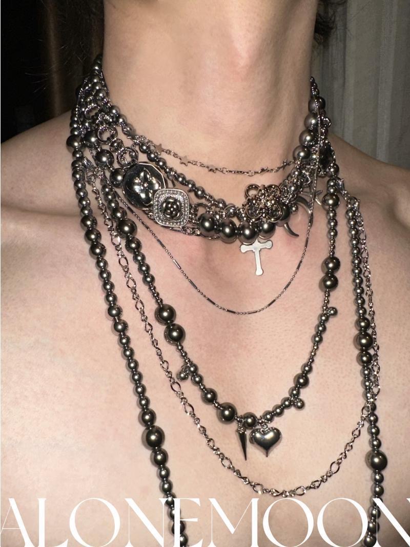 男性と女性のためのチタンとスチールのボディチェーン,オリジナ - Body Jewelry のレビューと価格